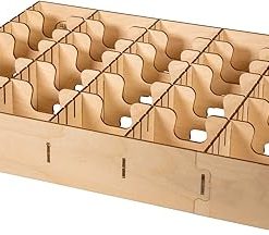 Standard-Sized Card Organizer with Adjustable Dividers for Artist Case