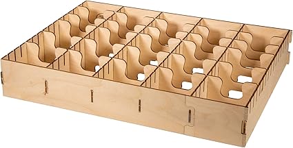 Standard-Sized Card Organizer with Adjustable Dividers for Artist Case Standard-Sized Card Organizer with Adjustable Dividers for Artist Case