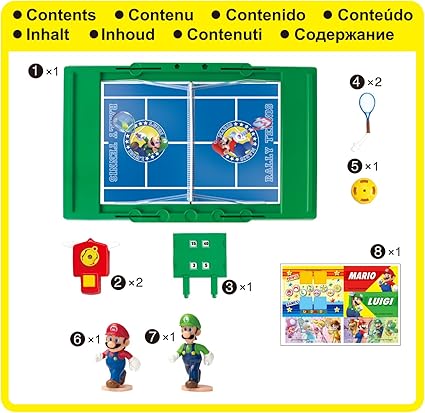 Super Mario Rally Tennis Tabletop Skill and Action Game 2 Super Mario Rally Tennis Tabletop Skill and Action Game - Image 2