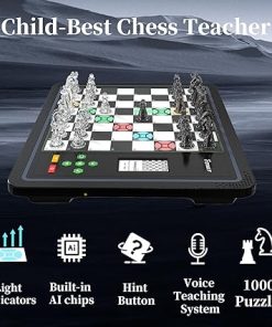 Electronic Chess Set for Beginners and Games Lovers to Practice 2
