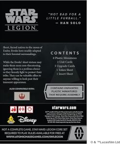 Star Wars: Legion Ewok Warriors Unit Expansion – Endor’s Iconic Natives! Tabletop Miniatures Game, Strategy Game for Kids and Adults, Ages 14+, 2 Players, 3 Hour Playtime, Made 2