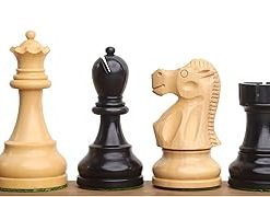Reykjavik Series 3.8″ Weighted Staunton Chess Pieces Set at RoyalChessMall