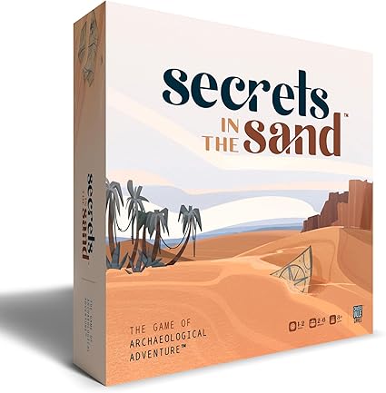 Secrets in the Sand: Archaeological Adventure Board Game for 2-6 Players Secrets in the Sand: Archaeological Adventure Board Game for 2-6 Players