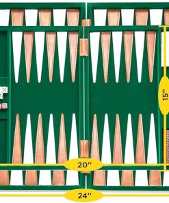 Luxury Designer Backgammon Set on Lexington Avenue Medium Large Sizes 2