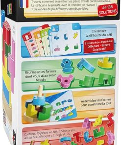 Katamino Tower Wooden Puzzle Game for Kids and Families Ages 6 Plus 2