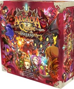 Arcadia Quest Inferno Board Game Standalone Strategy Game for Ages 14+