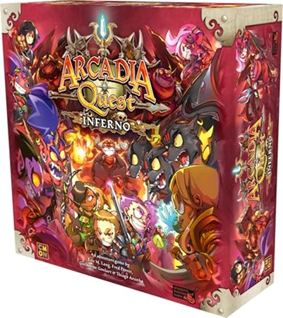 Arcadia Quest Inferno Board Game Standalone Strategy Game for Ages 14+ Arcadia Quest Inferno Board Game Standalone Strategy Game for Ages 14+
