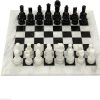 Marshall Plastic Chess Set Pieces Only 3.75 Inch King Red and White 4
