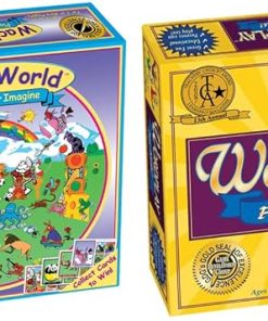 Wacky World Wordplay for Kids Double Play Board Game Bundle