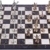 Historical Handmade Spanish Royal Guard Metal Chess Pieces King 2.65 Inches 4