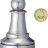 Eureka Pawn Cast Chess Game Silver 473681 for Classic Play