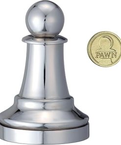 Eureka Pawn Cast Chess Game Silver 473681 for Classic Play