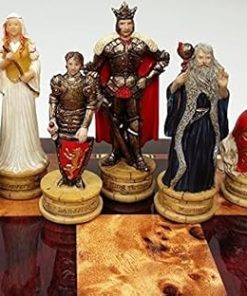 HPL King Arthur Sir Lancelot Medieval Camelot Chess Men Set Without Board