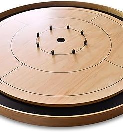 Tournament Style Crokinole Board Game Set with Branding – Canada Board 2