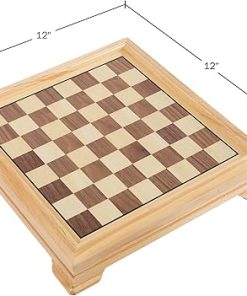 Deluxe 7-in-1 Classic Board Game Set for All Ages with Storage 2