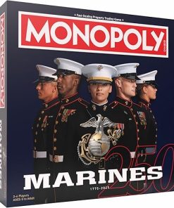 Monopoly Marines 250th Anniversary Edition Buy Bases and Upgrade Play