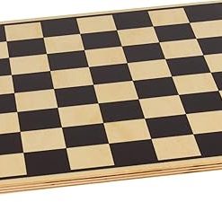 Wooden Checker Chess Board Crafted in USA High Quality Game Set 2