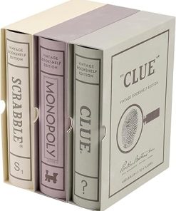 Vintage Board Game Collection Scrabble Monopoly Clue for 2-6 Players