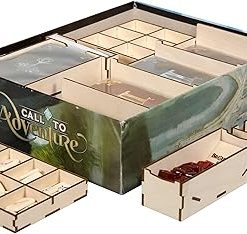 Call to Adventure Game Organizer – The Broken Token Wooden Storage Box