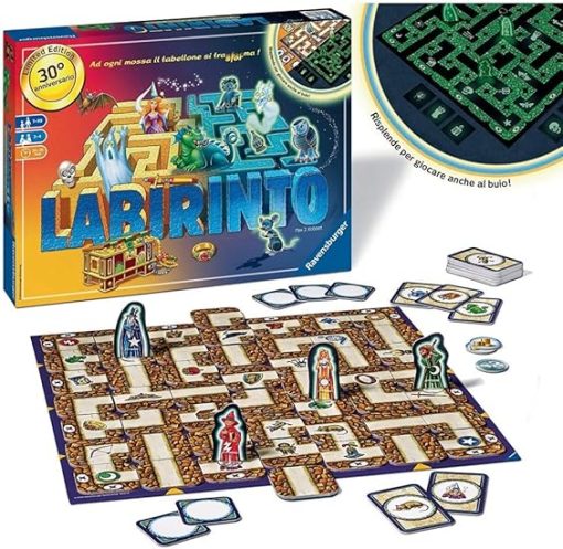 Ravensburger Labyrinth Glow in the Dark Board Game for 2-4 Players - Image 2