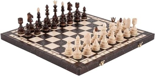 Luxembourg Travel Chess Set and Board for Easy Gameplay Anywhere