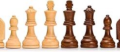 Husaria Staunton No. 5 Chess Set with Extra Queens and Wooden Box 2