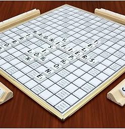 Deluxe Scrabble Game Designed for Low Vision Players