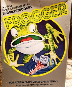 Parker Brothers Frogger Video Game Cartridge for Atari 5200 1983