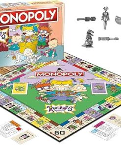 Monopoly Rugrats Board Game Based on Nickelodeon Series Officially Licensed 2