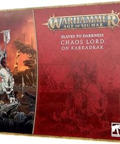 Warhammer Age of Sigmar Slaves to Darkness Chaos Lord on Karkadrak