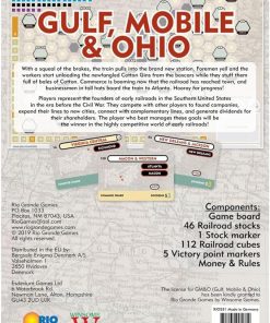 Rio Grande Games Gulf Mobile and Ohio Board Game Titles 2