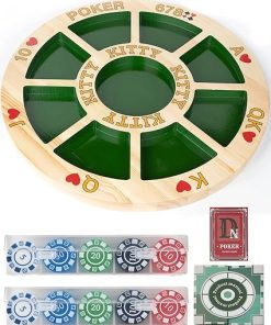 Giant Michigan Rummy Deluxe Board Game Set with Wooden Board and Chips