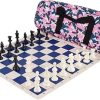 Deluxe Gray Solid Plastic Chess Set Combination for Ultimate Play 4