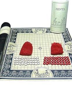 Pente 5th Edition Black Tube Strategy Board Game for Family Fun