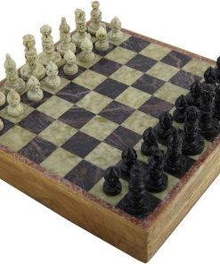 Unique 10×10 Inch Chess Board and Pieces Set for Adults Strategy Games