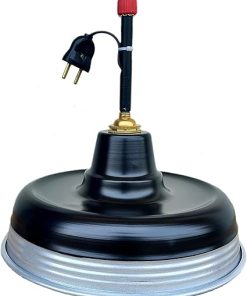 Tenstar Black Carrom Lamp Shade with Bulb Holder for Home Decor