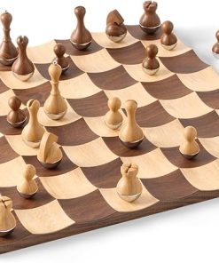 Umbra Wobble Chess Set 15 Inch Modern Design Great for Game Night