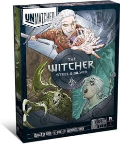 Unmatched The Witcher Steel and Silver Strategy Board Game for 2 Players
