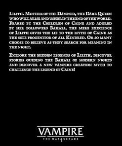 Vampire The Masquerade Revelations of The Dark Mother 5e Hardcover Book 2