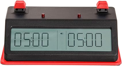 Digital Chess Clock Tap N Set by US Chess for Timed Games 2 Digital Chess Clock Tap N Set by US Chess for Timed Games - Image 2