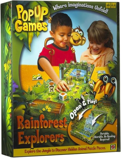 Mattel Pop Up Rainforest Safari Family Game for Kids