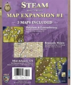 Mayfair Games MF5611 Steam Map Expansion One for Tabletop Fun
