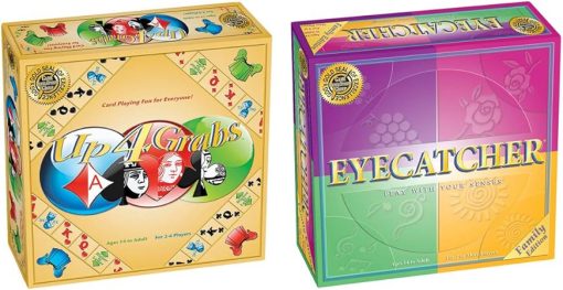 Double Play Family Board Game Bundle for Game Night Up 4 Grabs Eyecatcher