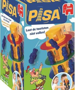 Jumbo 00108 Tower of Pisa Game Multicoloured for Family Fun