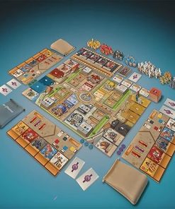 AEG Meeples & Monsters | Fantasy Bag Building Strategy Board Game | Train Warriors, Clerics, Knights & Mages, Defend The Town | 2-4 Players | Ages 14+ 2