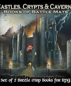Castles Crypts and Caverns Battle Mats Adventure Book Collection