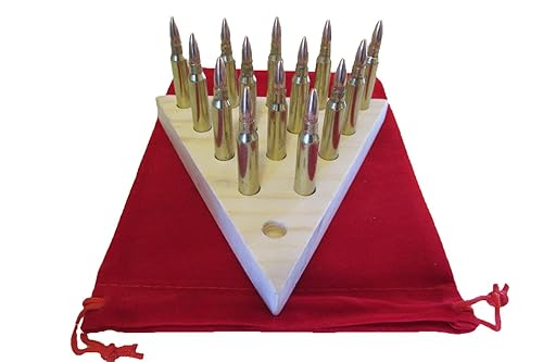 Bullet Board Game with Real Bullets and Wood – Unique Gift Idea Bullet Board Game with Real Bullets and Wood - Unique Gift Idea