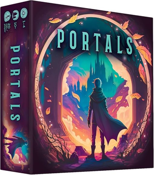 Portals Board Game Abstract Strategy for Ages 10 Plus 1 to 4 Players