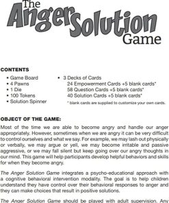 The Anger Solution Fun Board Game for Kids and Adults 2