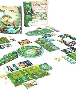 Living Forest Board Game – Save The Sacred Tree from Onibi’s Flames! Strategy Game for Kids & Adults, Fantasy Game, Fun for Family Game Night, Ages 8+, 2-4 Players, 40 Min Playtime, Made by Ludonaute 2